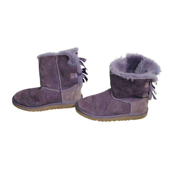 UGG Australia Purple Mid Length Boots - Size 5 - Picture 2 of 8